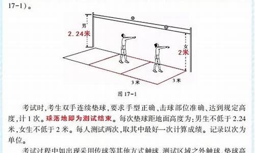 体育中考垫排球规则_中考体育项目中的排球垫球怎么考