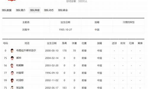 中甲联赛广州队名单籍贯_广东中甲足球队