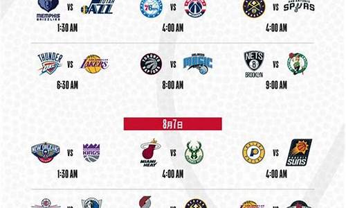 今天的nba比赛赛程,今天nba比赛赛程湖人对太阳比分